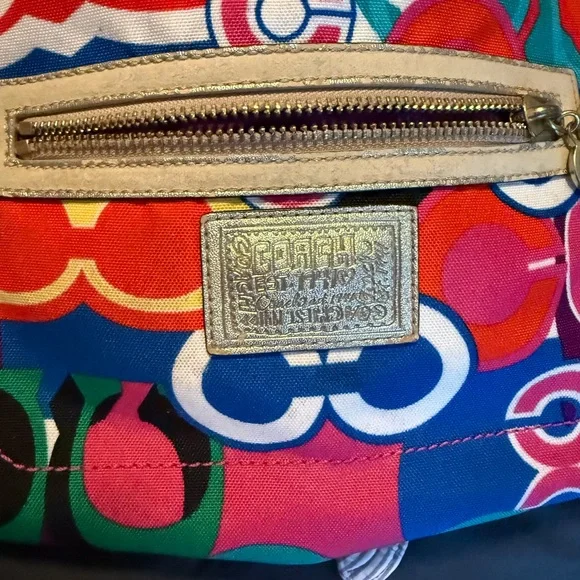 Coach Poppy Colorful Purse - Picture 5 of 12